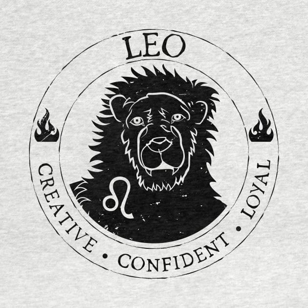 Leo Zodiac Birthday Star Sign Zodiac Gift by atomguy